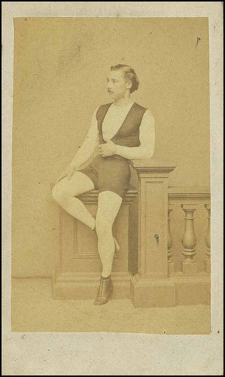 [Dance] Léotard, Jules. (1838 - 1870) Original CDV Photograph