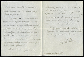 [Debussy, Claude. (1862-1918)] Colonne, Édouard. (1838-1910) & Bréval, Lucienne. (1869-1935) & Plumet, Charles. (1861-1928) & Campanini, Cleofonte. (1860-1919) & Dippel, Andreas. (1866-1932) & Sinigaglia, Leone. (1868-1944) & Depanis, Giuseppe. (1853-1942