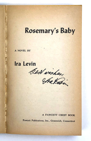 Levin, Ira. (1929–2007) Rosemary's Baby - SIGNED