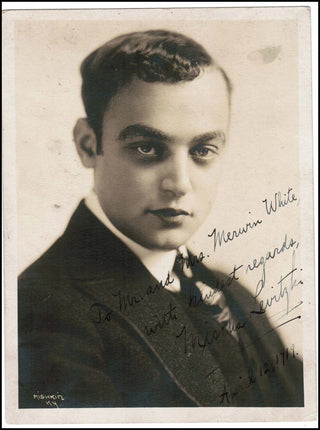 Levitzki, Mischa. (1898-1941) Signed Mishkin Photograph