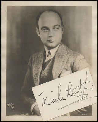 Levitzki, Mischa. (1898-1941) Original Photograph and Autograph Signature