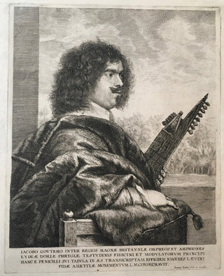 [Lute] [Gaultier, Jacques. (ca. 1600 - 1670)] Lievens, Jan. (1607-1674) Jacques Gaultier, Lutenist