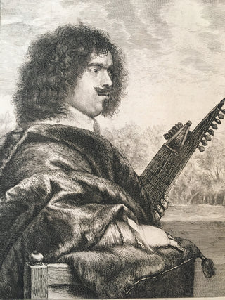 [Lute] [Gaultier, Jacques. (ca. 1600 - 1670)] Lievens, Jan. (1607-1674) Jacques Gaultier, Lutenist