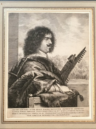 [Lute] [Gaultier, Jacques. (ca. 1600 - 1670)] Lievens, Jan. (1607-1674) Jacques Gaultier, Lutenist