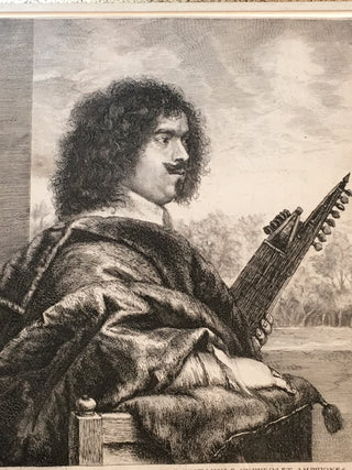 [Lute] [Gaultier, Jacques. (ca. 1600 - 1670)] Lievens, Jan. (1607-1674) Jacques Gaultier, Lutenist