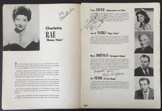 Capp, Al. (1909-1979) & Adams, Edie. (1927-2008) & Palmer, Peter. (b. 1931) & Kaye, Stubby. (1918-1997) & Rae, Charlotte. (b. 1926) & Louise, Tina. (b. 1934) & Hoffman, Bern. (1913-1979) & Newmar, Julie. (b. 1933) & Engel, Lehman. (1910-1982) & Wood, Dee