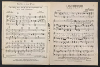 [Lindbergh, Charles. (1902–1974)] Sheet Music and Ephemera Archive