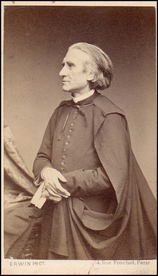 Liszt, Franz. (1811–1886) Original CDV Photograph