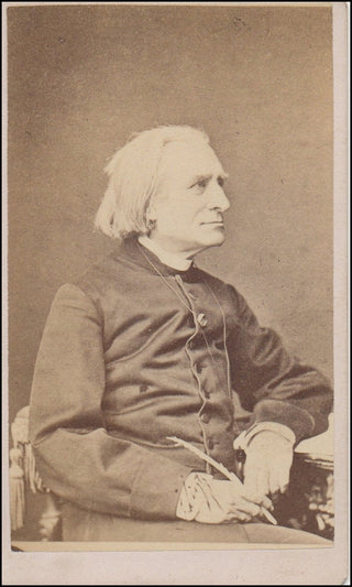 Liszt, Franz. (1811–1886) Original CDV Photograph