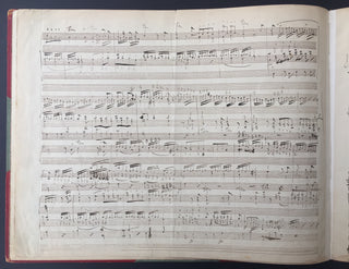 Liszt, Franz. (1811–1886) [Bach, Johann Sebastian. (1685–1750)] [Berlin, Irving. (1888–1989)] "Ich hatte viel Bekümmernis" - Autograph Musical Manuscript of Liszt's Organ Transcription