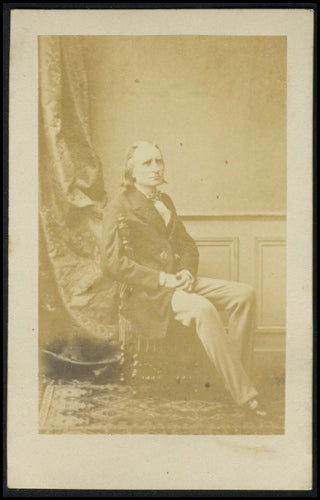 Liszt, Franz. (1811–1886) Original CDV Photograph