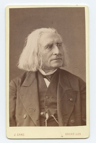 Liszt, Franz. (1811–1886) Carte de Visite Photograph