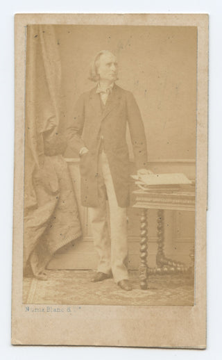 Liszt, Franz. (1811–1886) Original CDV Photograph