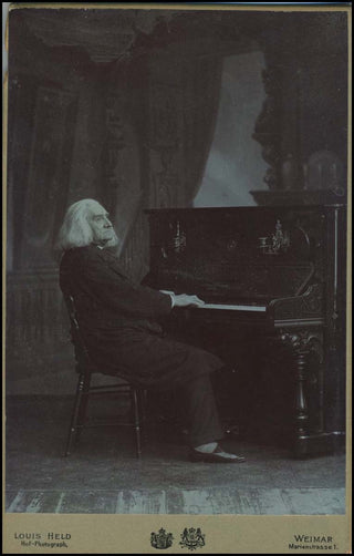 Liszt, Franz. (1811–1886) Original Held Cabinet Photograph