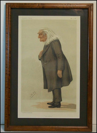 Liszt, Franz. (1811–1886) Vanity Fair Portrait Print, "The Abbé" - FRAMED