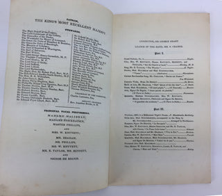 [Mendelssohn-Bartholdy, Felix. (1809–1847)] Malibran, Maria. (1808–1836) & Smart, Sir George. (1776–1867) Liverpool Musical Festival - 1830 Concert Program