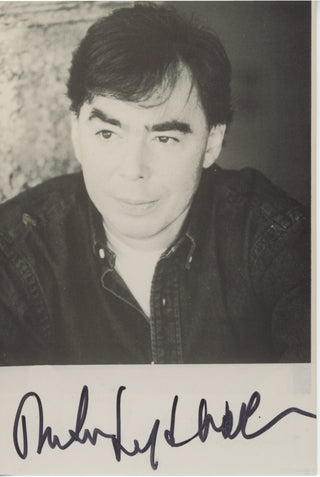 Lloyd Webber, Andrew. (b. 1948) Signed Photograph