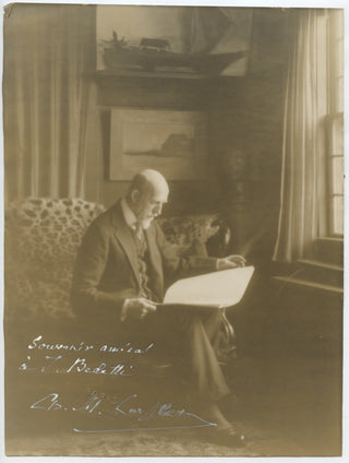 Loeffler, Charles Martin. (1861 -1935) Signed Photograph to the Principal Cellist of the Boston Symphony Orchestra