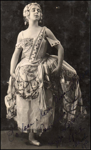 [Dance] Lopokova, Lydia. (1892 - 1981) Signed Photograph