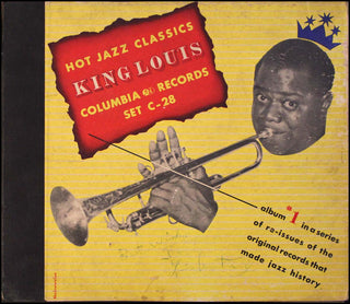 Armstrong, Louis. (1901–1971) Signed Steinweiss LP Cover