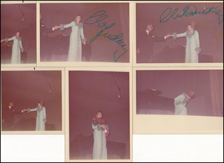 Ludwig, Christa. (1928–2021) [Bernstein, Leonard. (1918–1990)] Six Original Recital Photographs, two are SIGNED.