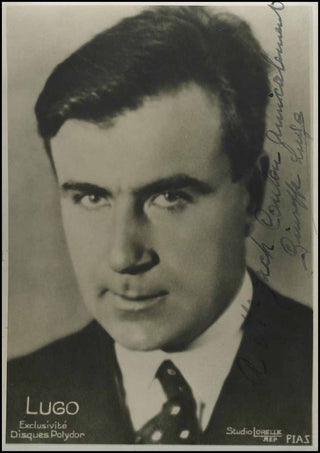 [Opera] Lugo, Giuseppe. (1899 - 1980) Signed Photograph