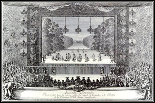 Lully, Jean Baptiste. (1632–1687) [Molière. (1622–1673)] Seconde journée : Theatre fait dans la mesme allée, sur le quel la comédie, et le ballet de La princesse d'Elide furent representéz