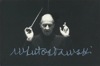 Lutoslawski, Witold. (1913–1994) Signed Photograph