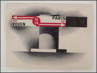 [Literature & Art] Cassandre, Adolphe Jean-Marie. (1901 - 1968) Rouen to Paris - ORIGINAL 1931 POSTER