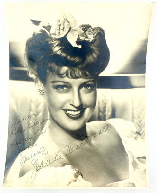 MacDonald, Jeanette. (1903-1965) Signed Photograph