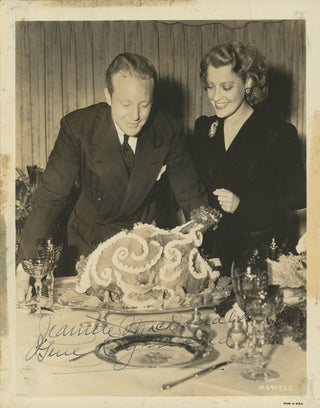 MacDonald, Jeanette. (1903-1965) & Raymond, Gene. (1908-1998) Signed Photograph