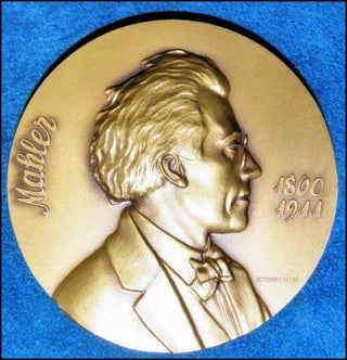 Mahler, Gustav. (1860-1911) Bronze Portrait Medal