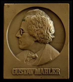 [Mahler, Gustav. (1860-1911)] Isnenghi, T. Bronze Portrait Medal