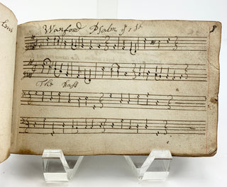 [Psalm Book] [Bishop, John. (1665–?1737)] Manuscript Psalm Book, ca. 1733