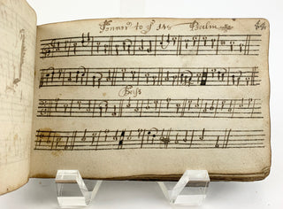 [Psalm Book] [Bishop, John. (1665–?1737)] Manuscript Psalm Book, ca. 1733