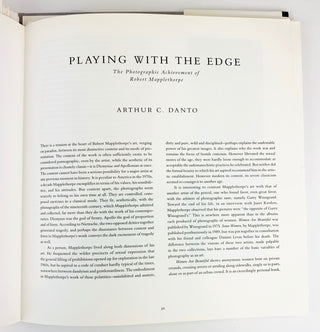 [Mapplethorpe, Robert. (1946–1989)] [Glover, Tony. (1939–2019)] Smith, Patti. (b. 1946) "Mapplethorpe" - Unbound Galley Proof from Mapplethorpe's Studio, with a letter of provenance from Patti Smith