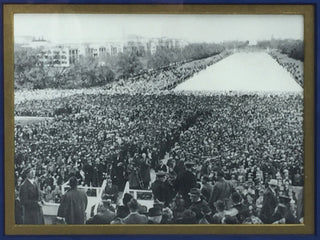 Anderson, Marian. (1897–1993) Lincoln Memorial Concert—Signed Program and Photo Ensemble in Frame