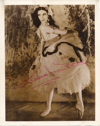 Markova, Alicia. (1910-2004) Signed Photograph