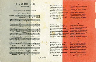 [France] La Marseillaise - Original Postcard