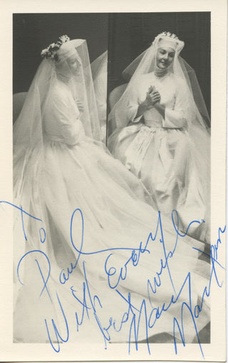 Martin, Mary. (1913–1990) Signed Photograph in "The Sound of Music"