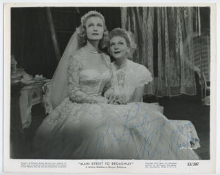 Martin, Mary. (1913–1990) Signed Photograph in "Main Street to Broadway"