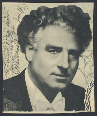 Martinelli, Giovanni. (1885–1969) Signed Halftone Photograph