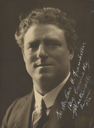 Martinelli, Giovanni. (1885–1969) Signed Photograph from the Ravinia Festival