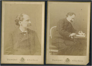 Massenet, Jules. (1842-1912) Two Original Dupont Photograph Portraits