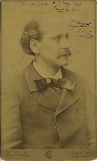 Massenet, Jules. (1842-1912) Signed Cabinet Card Photograph to Paul Dubois