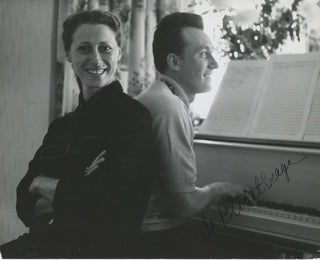 Plisetskaya, Maya. (1925–2015) Signed Photograph with Rodion Shchedrin