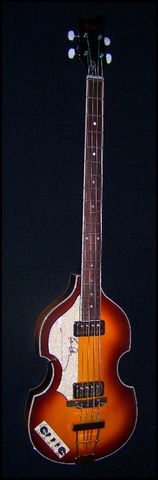 [Beatles] McCartney, Paul. (b. 1942) Signed Left-Handed Hofner Bass