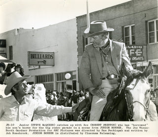 [McQueen, Steve. (1930 - 1980)] [Preston, Robert. (1918-1987)] [Peckinpah, Sam. (1925-1984)] 17 Original Movie Stills from "Junior Bonner"