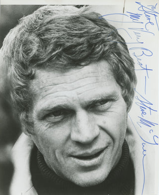 McQueen, Steve. (1930 - 1980) Signed Photograph as Bullitt