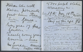 Melba, Nellie. (1861–1931) [Klein, Herman. (1856–1934)] Group of Autograph Letters to Herman Klein